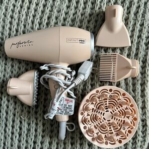 InfinitiPro Conair Hair Dryer Set in Beige-Pink